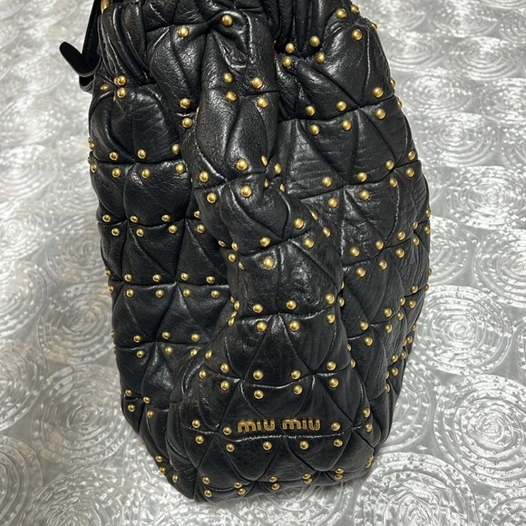 Miu miu Quilted Leather Bag Authentic - Picture 3 of 16